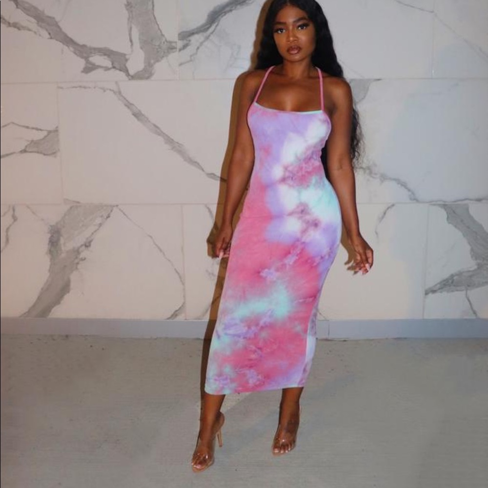 Cross back maxi